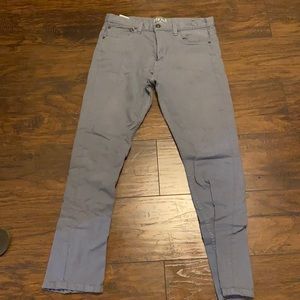 Red Ale Grey Cotton Pants